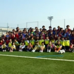 第4回INAC神戸レオネッササッカー教室の様子
